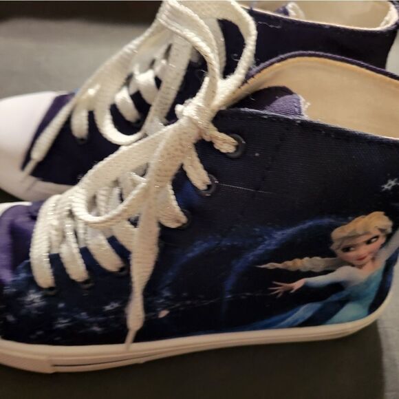 FROZEN HIGH TOPS  FROZEN KIDS SNEAKERS - Picture 7 of 16